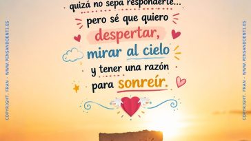 Estado, Tarjeta para dedicar, compartir en redes sociales y estados de whatsapp - Deja que tu Corazón hable y comparte sonrisas.